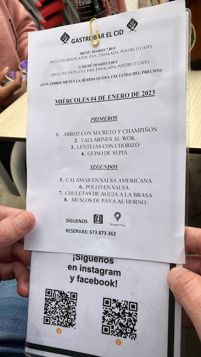 Gastro Bar El Cid Menu - Image 6